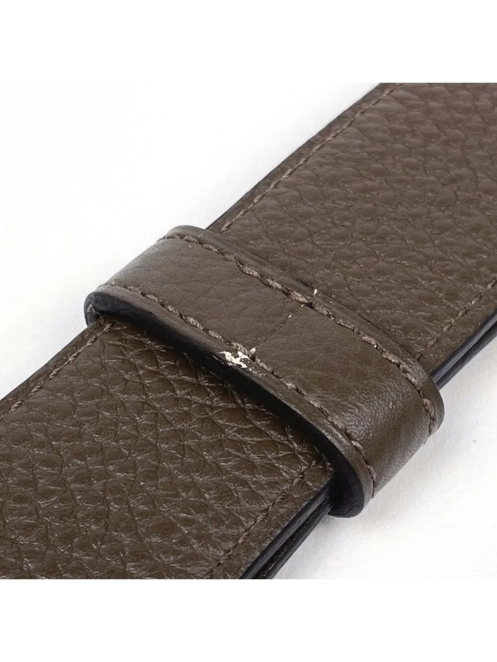 Hermes Steve Caporal 27 Shoulder Bag Taurillon Clemence Etain